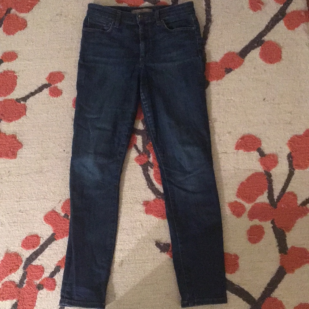 Joe's Jeans High Rise Dark Skinny Jeans